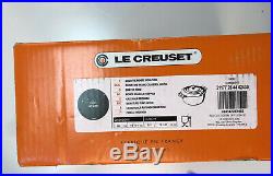 Le Creuset Signature Cast-Iron 5 ½ QT Round Dutch Oven Oyster Grey 26cm -NIB
