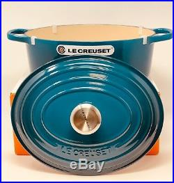 Le Creuset Signature Cast Iron 5-qt Oval Dutch Oven, Teal
