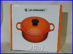Le Creuset Signature Cast Iron 7 1/4-qt Round Dutch Oven CHERRY NIB