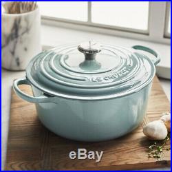 Le Creuset Signature Cast-Iron 7.25 Qu French (Dutch) Oven Carribean Teal