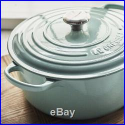 Le Creuset Signature Cast-Iron 7.25 Qu French (Dutch) Oven Carribean Teal