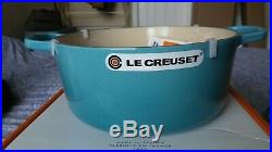 Le Creuset Signature Cast-Iron 7.25 Qu French (Dutch) Oven Carribean Teal