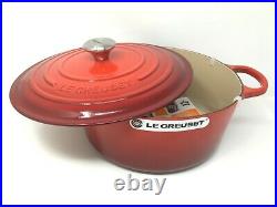 Le Creuset Signature Cast Iron 9-Qt Round Dutch Oven, Cherry Red