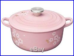 Le Creuset Signature Cast-Iron Cherry Blossom/ Sakura Dutch Oven 4-1/2 qt Pink
