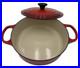 Le Creuset Signature Cast Iron Dutch Oven 4.5 Quart Cherry Red/ Lid #24 NEW
