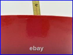 Le Creuset Signature Cast Iron Dutch Oven 4.5 Quart Cherry Red/ Lid #24 NEW