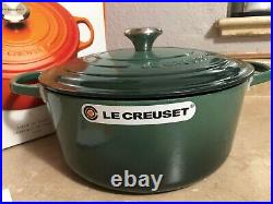 Le Creuset Signature Cast Iron Dutch Oven 7-1/4 Quart Artichaut Green NEW