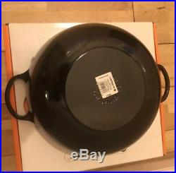 Le Creuset Signature Cast Iron Marmite Signature 32cm Soup Pot -Onyx Black NEW