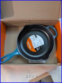 Le Creuset Signature Cast Iron Signature Skillet Fry Pan 9 Deep Teal