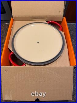 Le Creuset Signature Enamel Cast Iron No. 26 Cerise Dutch Oven with Lid, 5.5 Qt