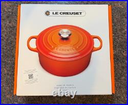 Le Creuset Signature Enamel Cast Iron No. 26 Cerise Dutch Oven with Lid, 5.5 Qt