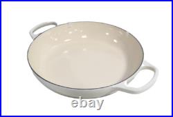 Le Creuset Signature Enameled Cast Iron 3.5-Qt. Braiser / Meringue / see picture