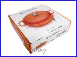 Le Creuset Signature Enameled Cast Iron 3.5-Qt. Braiser / Meringue / see picture