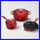 Le Creuset Signature Enameled Cast Iron 5-Piece Cookware Set