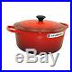 Le Creuset Signature Enameled Cast-Iron 9-Quart Round French Dutch Oven Cherry