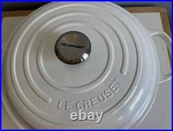 Le Creuset Signature Enameled Cast Iron Braiser, 3 1/2-Qt. White MSRP $368