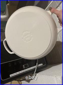 Le Creuset Signature Enameled Cast Iron Braiser, 3 1/2-Qt. White MSRP $368