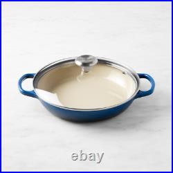 Le Creuset Signature Enameled Cast Iron Braiser with Glass Lid, 2 1/4-Qt. New