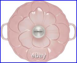 Le Creuset Signature Enameled Cast Iron Petal Braiser, 2.25qt, Shell Pink