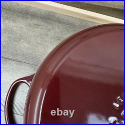 Le Creuset Signature Enameled Cast Iron Round Dutch Oven 4 1/2-Qt Rhone Read OB