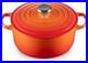Le Creuset Signature Enameled Cast Iron Round Dutch Oven 4 1/2 qt. Flamme Dorée