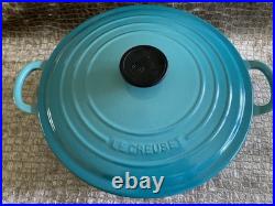Le Creuset Signature Enameled Cast Iron Round Dutch Oven-5½qt #26 Caribbean