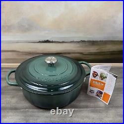 Le Creuset Signature Enameled Cast Iron Round Wide Dutch Oven 6 3/4-Qt Artichaut