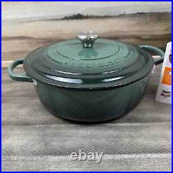 Le Creuset Signature Enameled Cast Iron Round Wide Dutch Oven 6 3/4-Qt Artichaut