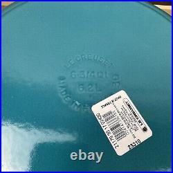 Le Creuset Signature Enameled Cast Iron Round Wide Dutch Oven 6 3/4-Qt Caribbean