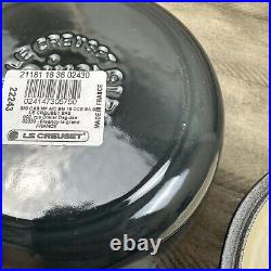 Le Creuset Signature Enameled Cast Iron Saucepan 2 3/4-Qt. Ocean Scuffs Read