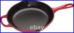 Le Creuset Signature Enameled Cast Iron Skillet, 9-Inches, Cerise