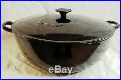 Le Creuset Signature Onyx Black Soup Pot Cast Iron 7.5 QT #32