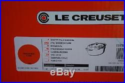 Le Creuset Signature Oval 9.5 Quart Dutch or French Oven, Flame Orange NIB
