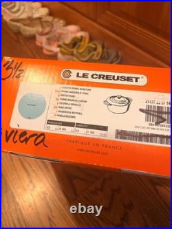 Le Creuset Signature Round Dutch Oven 3.5 Qt 22cm White Enameled Cast Iron NEW