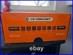 Le Creuset cast iron cookware set, New never used, made in France