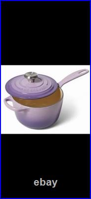 Le CreusetNew1.75QtSignatureSaucePanEnameled Cast IronProvenceColor