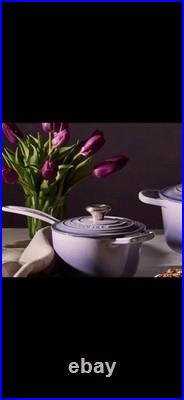 Le CreusetNew1.75QtSignatureSaucePanEnameled Cast IronProvenceColor