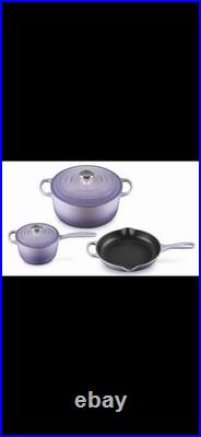 Le CreusetNew1.75QtSignatureSaucePanEnameled Cast IronProvenceColor