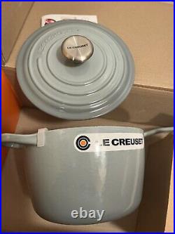 Le creuset Sea Salt iron handle saucepan new, never used, original packaging