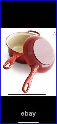 LeCreuset NEW Multifunction Pan, Cerise Red Color NWT