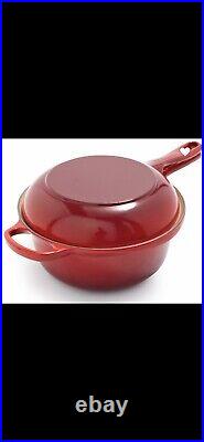 LeCreuset NEW Multifunction Pan, Cerise Red Color NWT