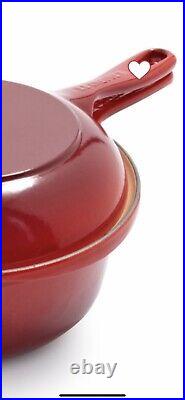 LeCreuset NEW Multifunction Pan, Cerise Red Color NWT