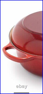 LeCreuset NEW Multifunction Pan, Cerise Red Color NWT