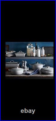 LeCreuset NEW5.5QtSignature Round Dutch Oven, French Grey. FreeShipping