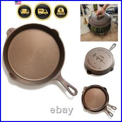 Lightweight Cast Iron Skillet 10.5 Pre-Seasoned Frying Pan