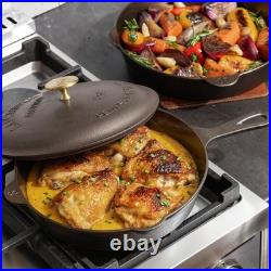 Lightweight Cast Iron Skillet 10.5 Pre-Seasoned Frying Pan