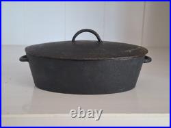 Little Cast iron Roaster Cooking pot Puppet kitchen mold antique rare