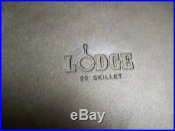 Lodge 20 skillet inch heavy