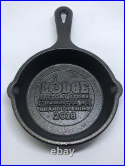 Lodge 2018 Factory Store Opening Charlotte North Carolina Cast Iron Skillet Mini