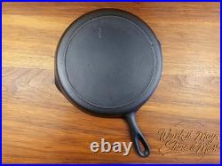 Lodge #7 Vintage Restored Cast Iron Skillet 3-Notch Logo